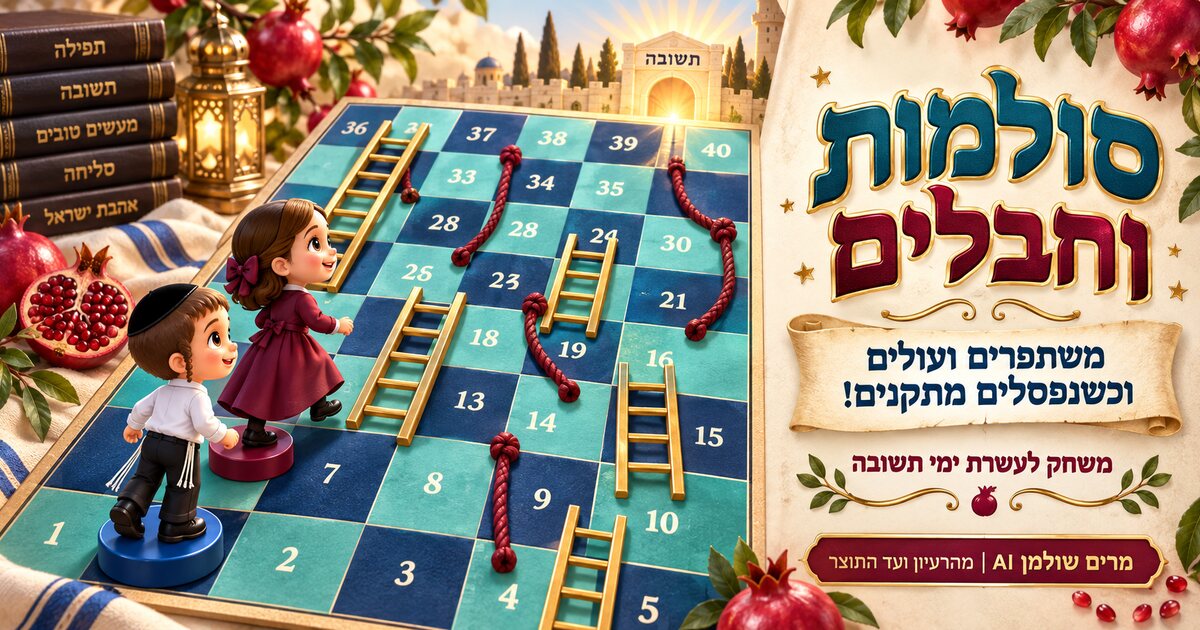 תצוגה גדולה של המשחק סולמות וחבלים